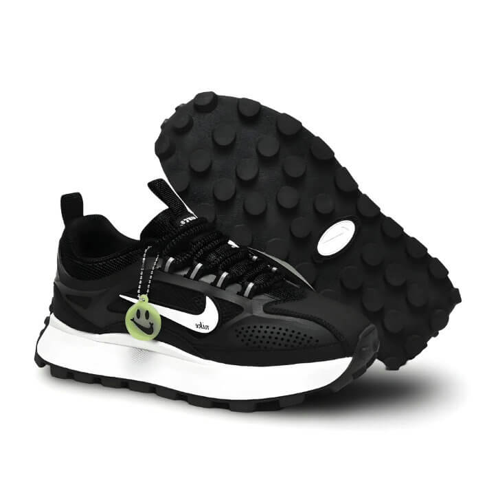 Adoptez la basket Nike Bailleli Black White. Silhouette hybride, tige respirante et amorti dynamique pour un style bicolore affûté. Commandez la vôtre !