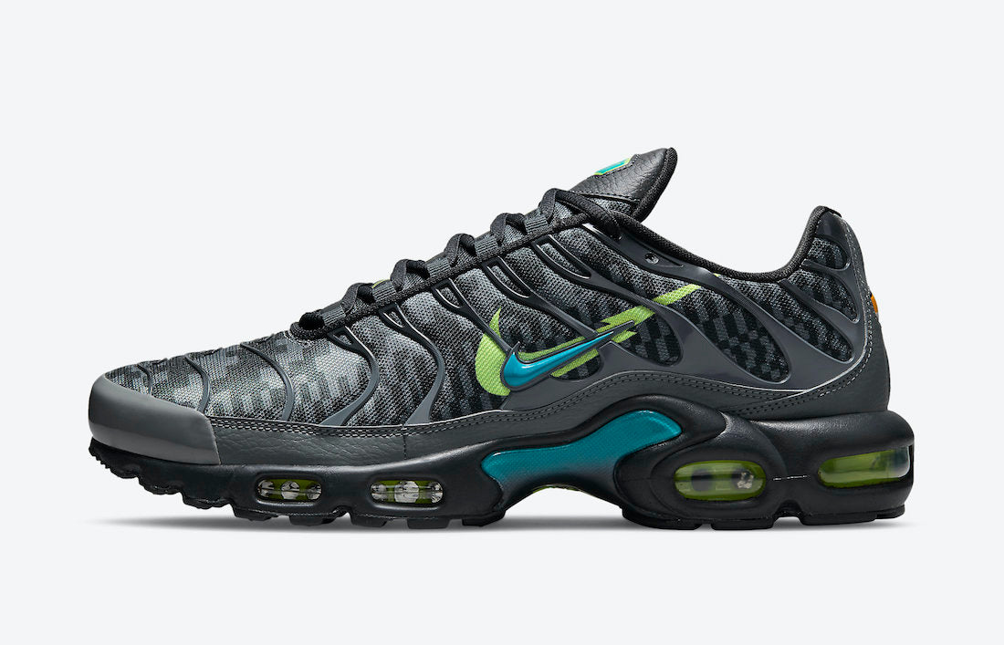 Baskets nike air max plus tn grey green jade