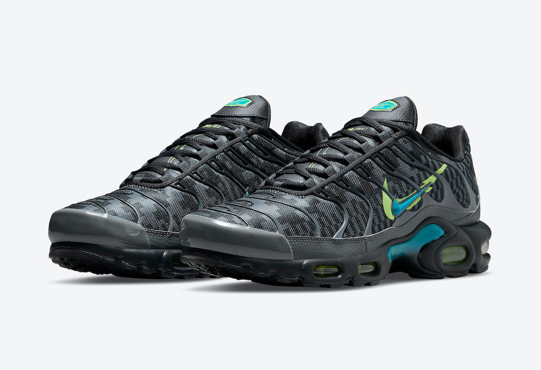 Baskets nike air max plus tn grey green jade