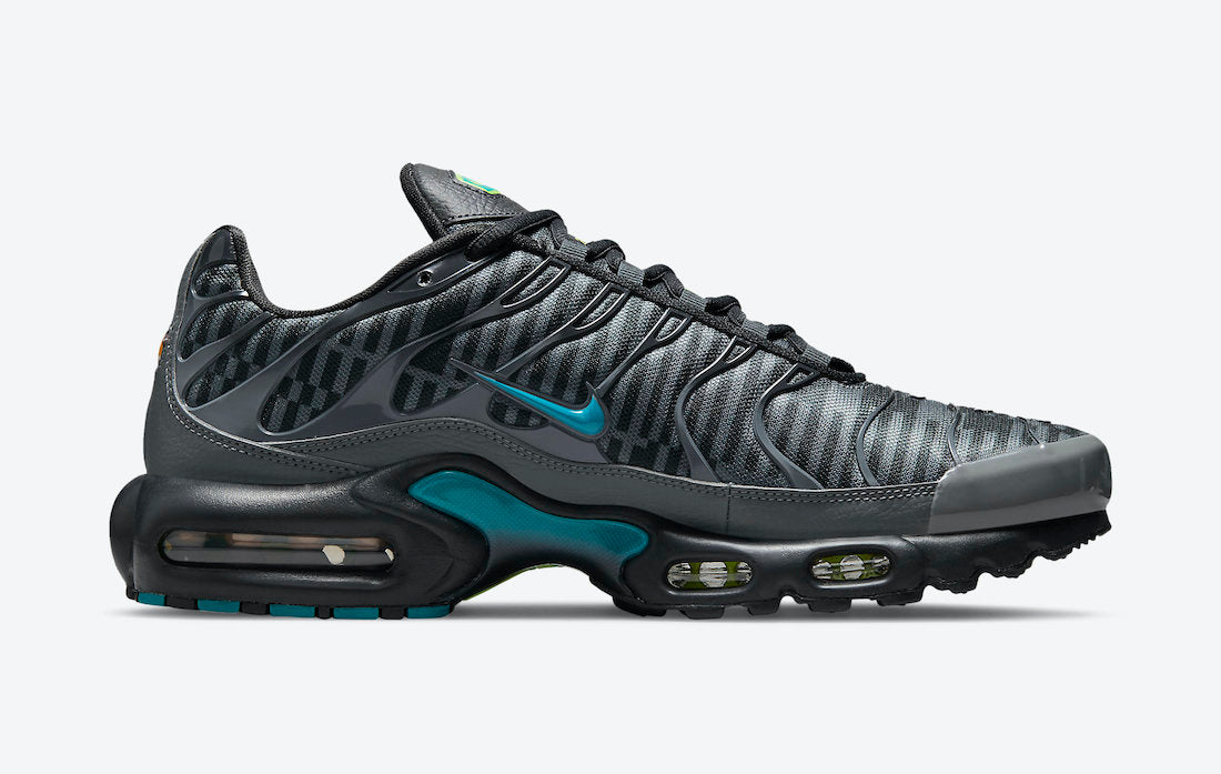 Baskets nike air max plus tn grey green jade