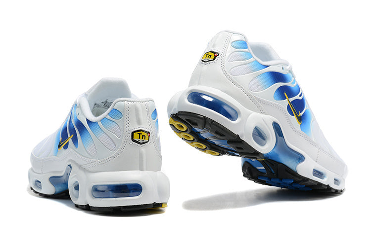 Découvrez les Baskets Nike Air Max Plus TN Spray Paint Swoosh White Blue, fusion parfaite de style urbain et confort. Ne ratez pas cet incontournable !